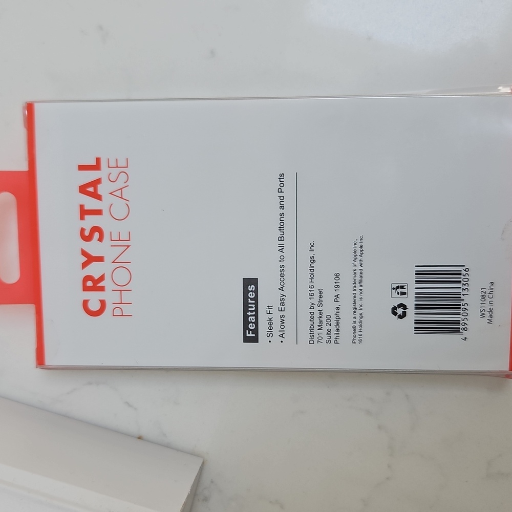 NIB Crystal Phone Case - Iphone 13/13 Pro Iridescent White - Picture 4 of 5